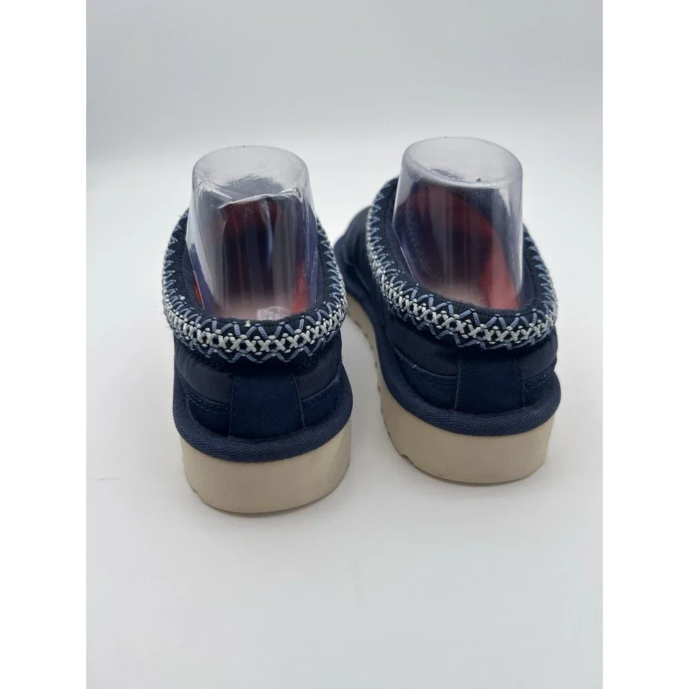 MENS 8 BOMBER NAVY UGG TASMAN MLT MILITARY PUFFER LOAFERS SLIPPERS 1102429